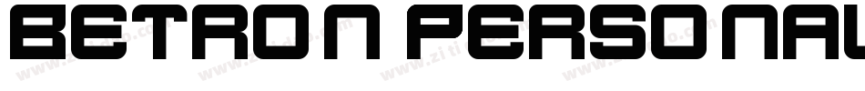 Betron Personal Use字体转换